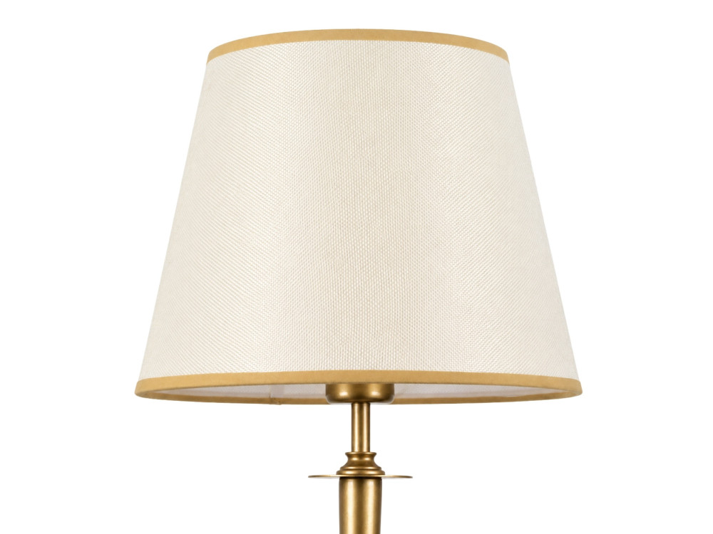 Lampe de table en métal "Milano" - 31 x 31 cm - Beige