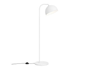 Lampadaire en métal "Yaka" - 51 x 51 cm - Blanc