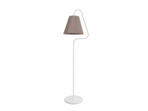 Lampadaire en métal "Altur" - 45 x 35 x 162 cm - Blanc