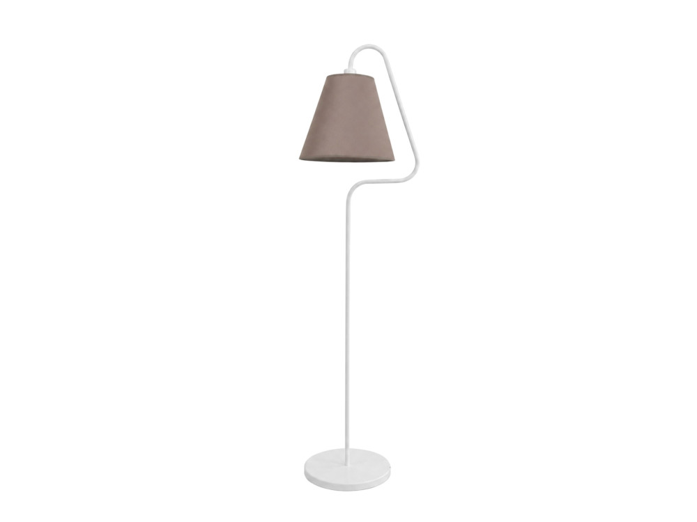 Lampadaire en métal "Altur" - 45 x 35 x 162 cm - Blanc
