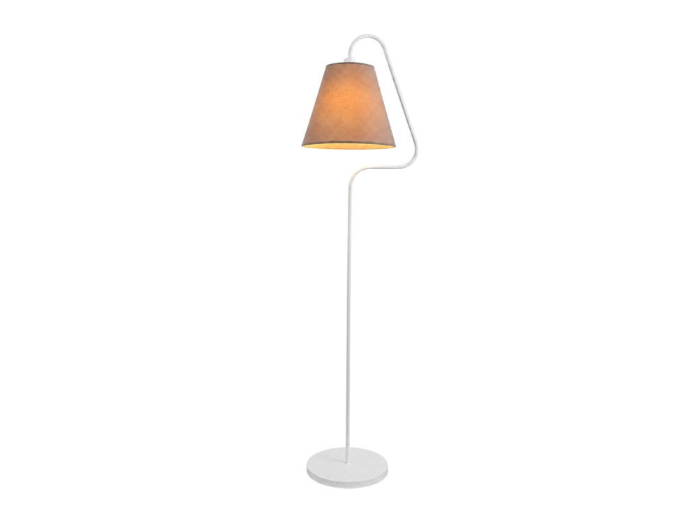 Lampadaire en métal "Altur" - 45 x 35 x 162 cm - Blanc