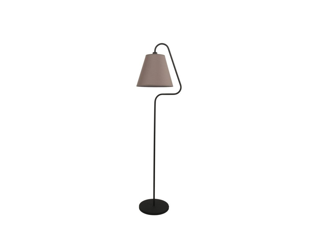 Lampadaire en métal "Altur" - 45 x 35 x 162 cm - Noir
