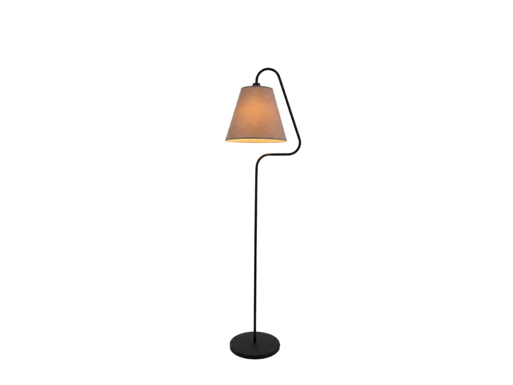 Lampadaire en métal "Altur" - 45 x 35 x 162 cm - Noir