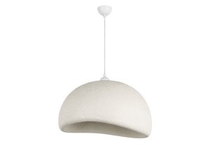 Lampe suspendue en métal "Beta" - 50 x 40 cm - Blanc