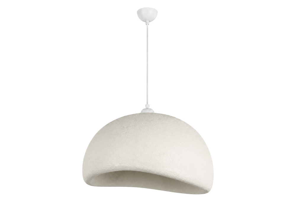 Lampe suspendue en métal "Beta" - 50 x 40 cm - Blanc