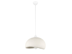 Lampe suspendue en métal "Beta" - 30 x 24 cm - Blanc