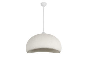 Lampe suspendue en métal "Beta" - 40 x 32 cm - Blanc