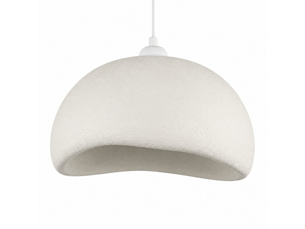 Lampe suspendue en métal "Beta" - 40 x 32 cm - Blanc