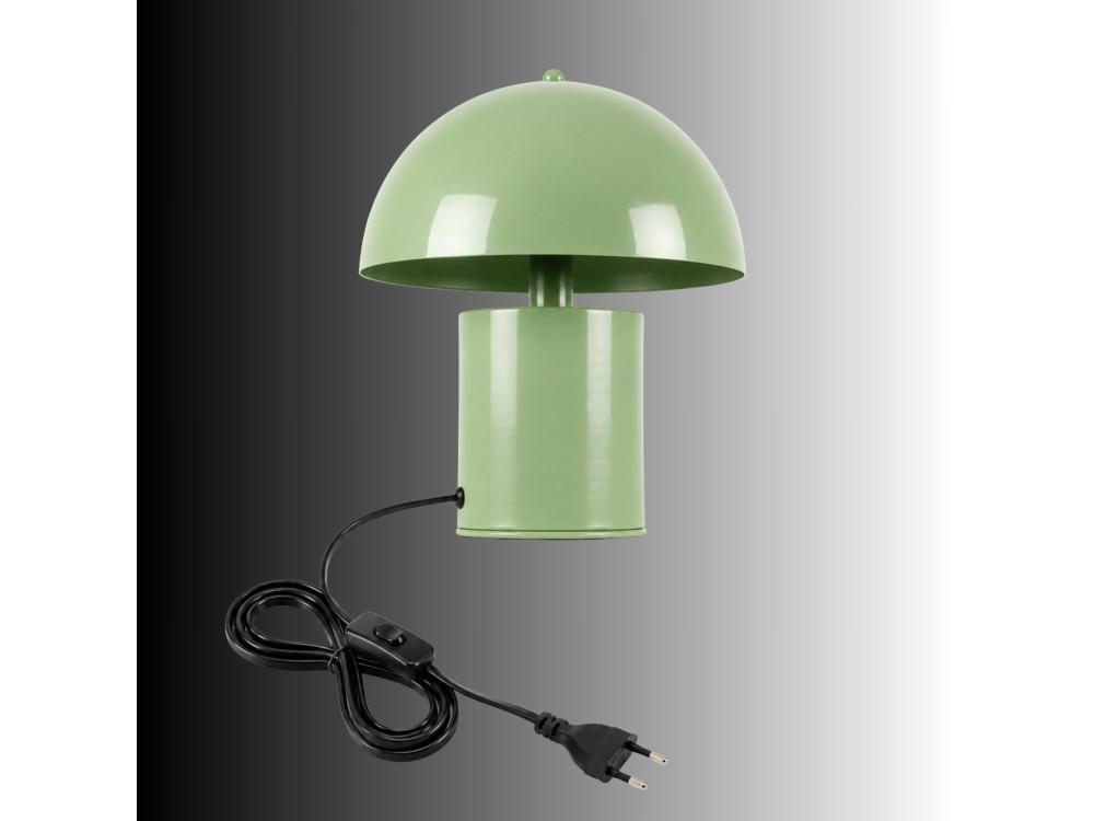 Lampe de table en métal "Pera" - 26 x 26 cm - Vert Menthe
