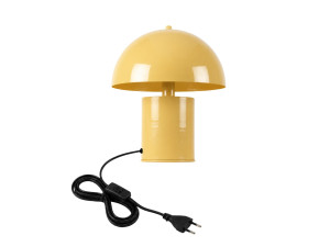 Lampe de table en métal "Pera" - 26 x 26 cm - Jaune