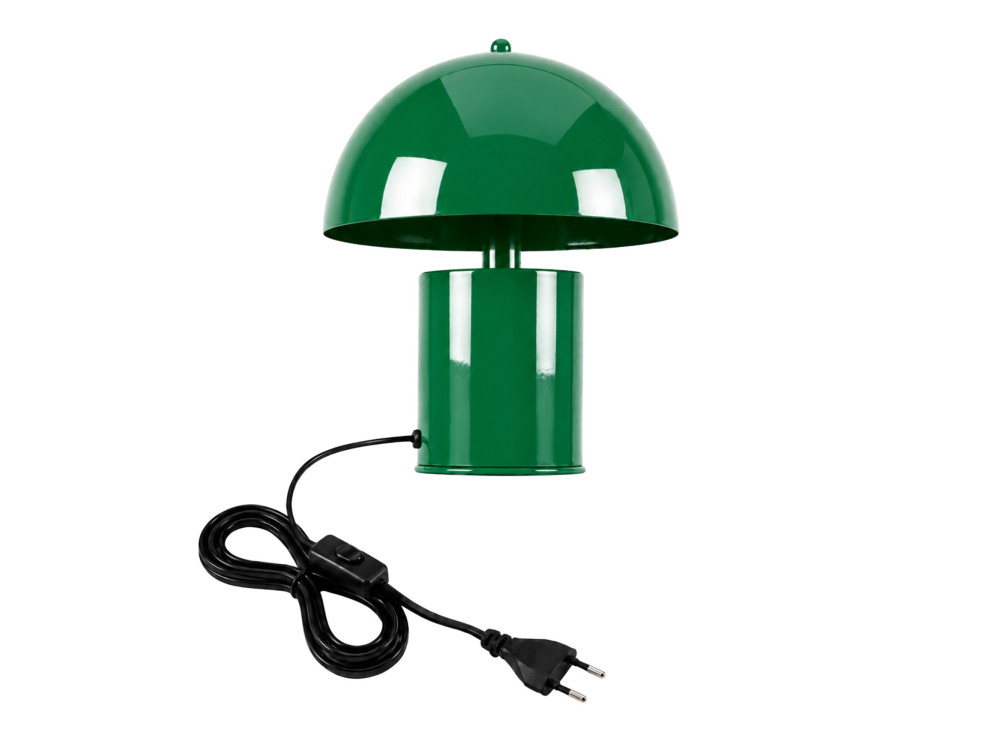 Lampe de table en métal "Pera" - 26 x 26 cm - Vert Foncé