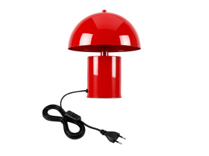 Lampe de table en métal "Pera" - 26 x 26 cm - Rouge