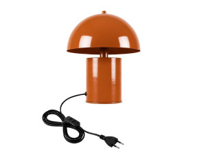 Lampe de table en métal "Pera" - 26 x 26 cm - Orange