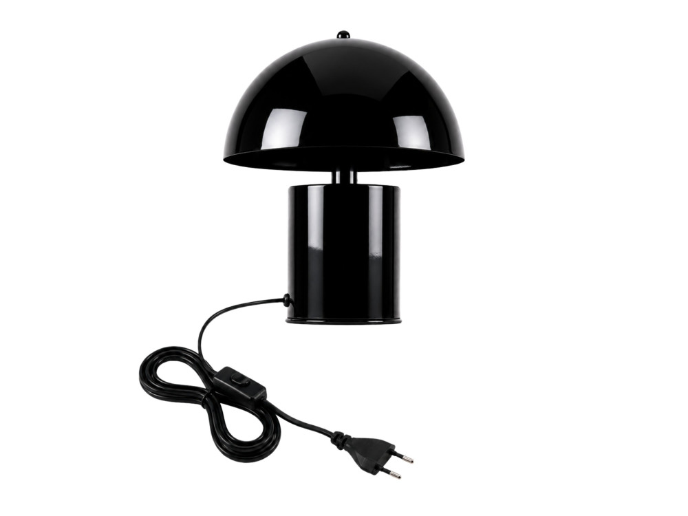 Lampe de table en métal "Pera" - 26 x 26 cm - Noir