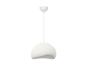 Lampe suspendue en métal "Loval" - 50 x 44 cm - Blanc