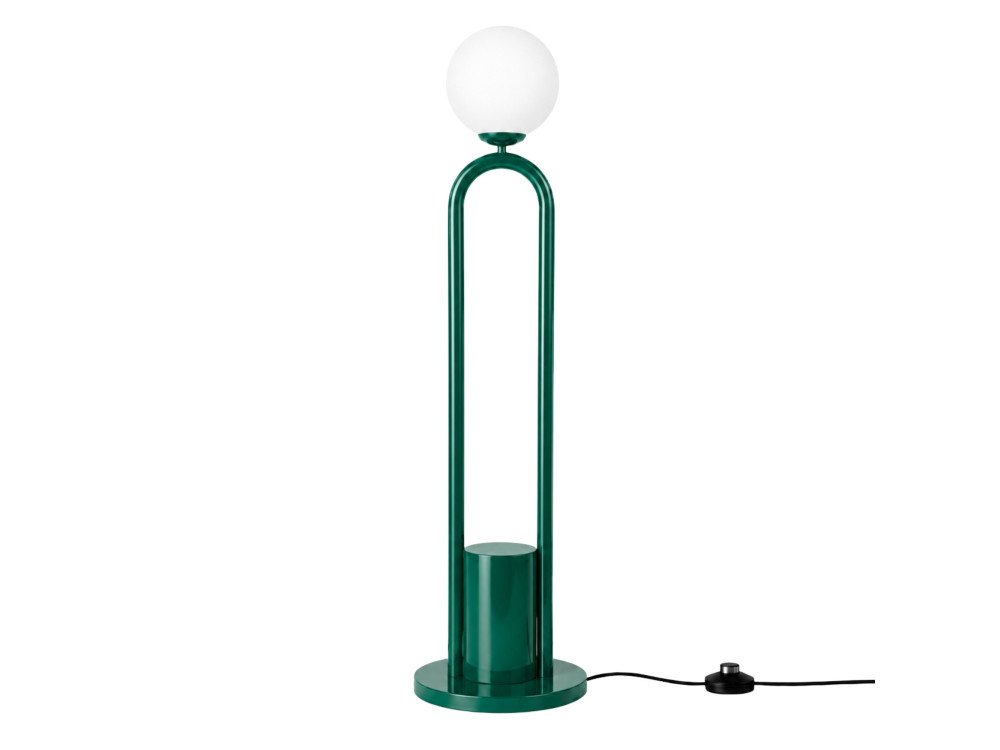 Lampadaire en métal "Loop" - 30 x 30 cm - Vert