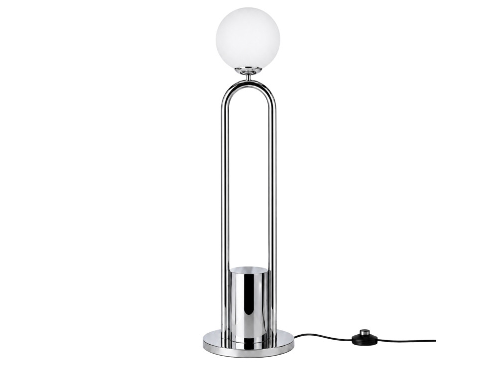 Lampadaire en métal "Loop" - 30 x 30 cm - Gris