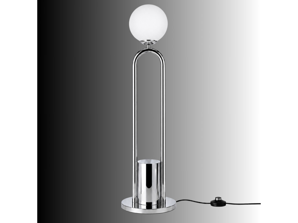 Lampadaire en métal "Loop" - 30 x 30 cm - Gris