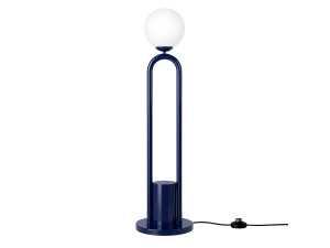 Lampadaire en métal "Loop" - 30 x 30 cm - Bleu