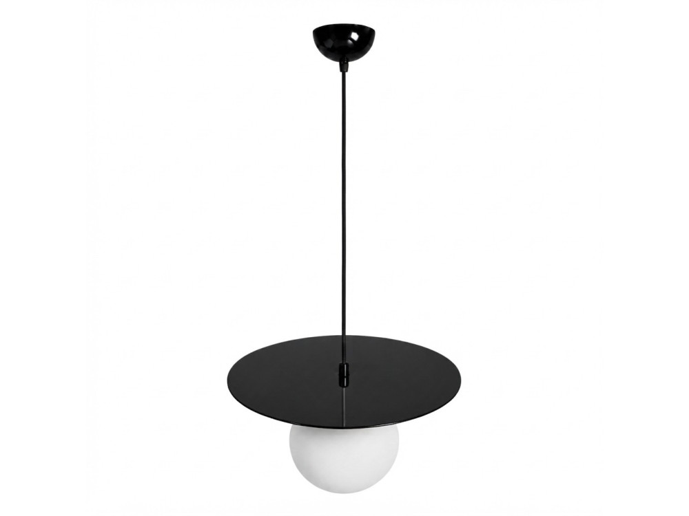 Lampe suspendue en métal "Vesper" - 40 x 40 cm - Noir