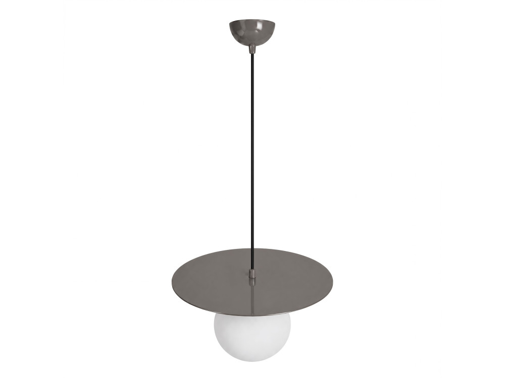 Lampe suspendue en métal "Vesper" - 40 x 40 cm - Gris
