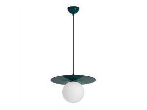 Lampe suspendue en métal "Vesper" - 40 x 40 cm - Vert