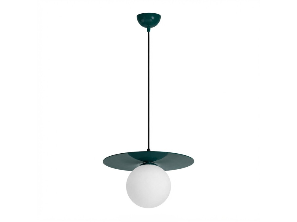 Lampe suspendue en métal "Vesper" - 40 x 40 cm - Vert