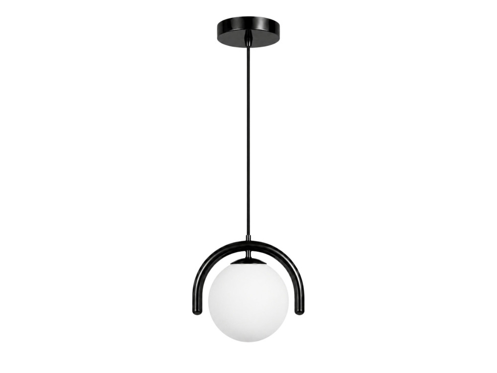 Lampe suspendue en métal "GEDIK-20441" - 20 x 20 cm - Noir