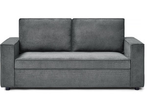 Canapé convertible express en tissu "Clara" - 185 x 90 x 88 cm - Gris