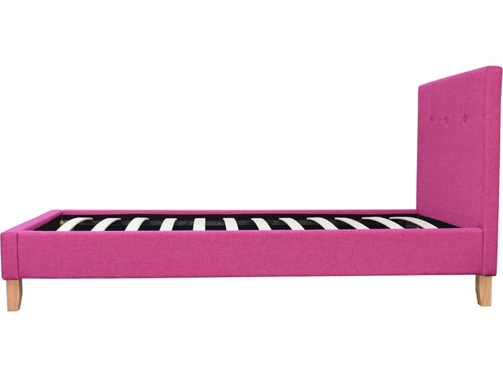 Lit "Elise" - 90 x 190 cm - Rose