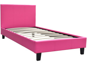 Lit "Lina" - 90 x 190 cm - Rose