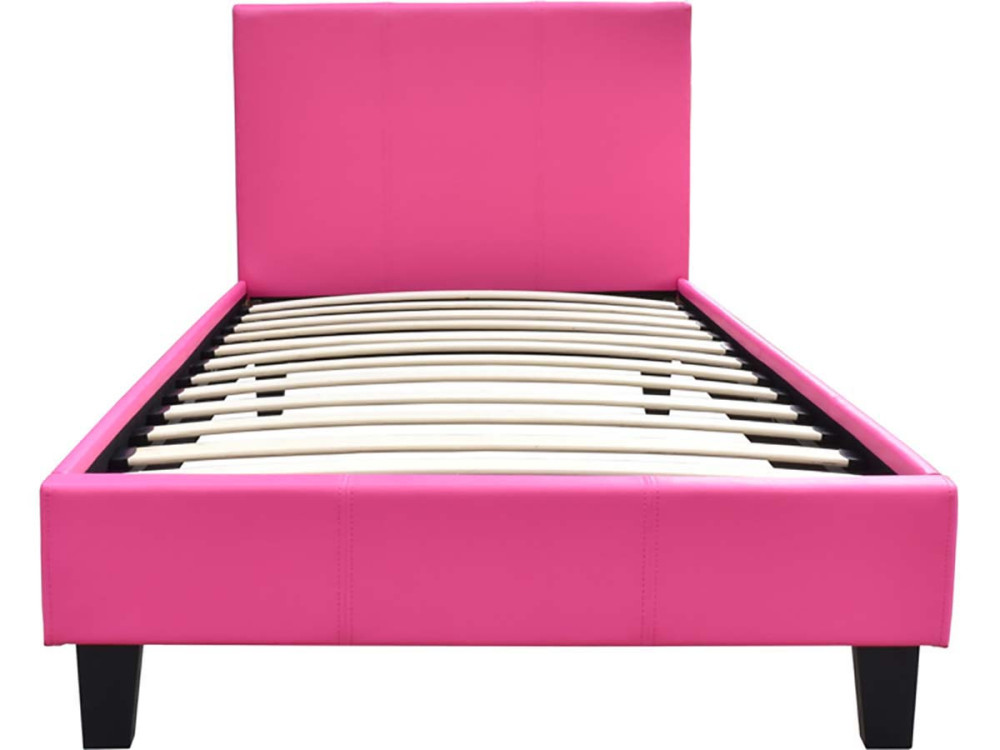 Lit "Lina" - 90 x 190 cm - Rose