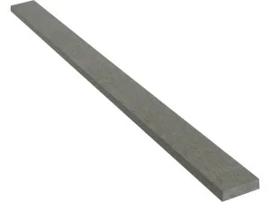 Lot de 2 profilés de finition en composite - Long : 2,4m - Gris