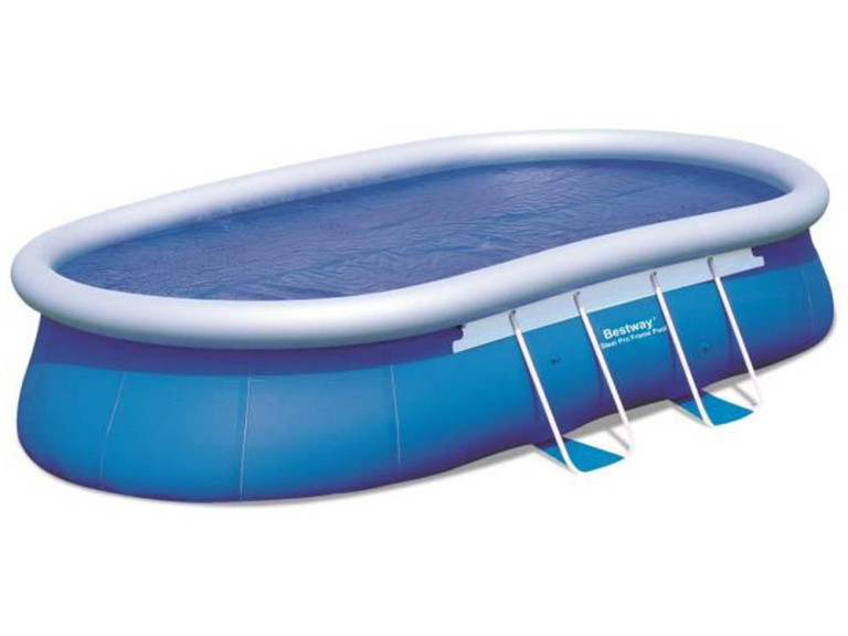 Bâche solaire ovale " Steel Pro " -  4.75 x 3.20 m