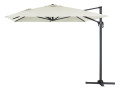 Parasol jardin déporté alu "Sun 4" 3 x 4 m - Ecru