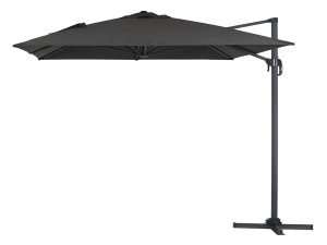 Parasol déporté "Sun 4" - 3 x 4 m - Noir