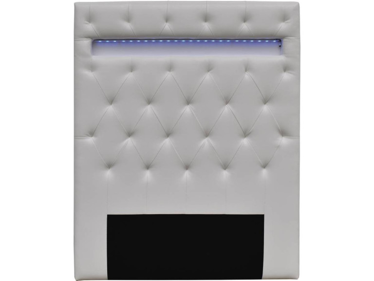 Tête de lit "Déco" LED - 99 cm - Blanc