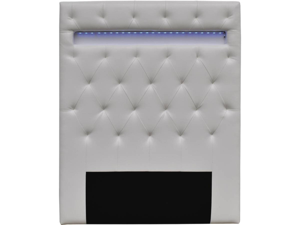 Tête de lit "Déco" LED - 99 cm - Blanc