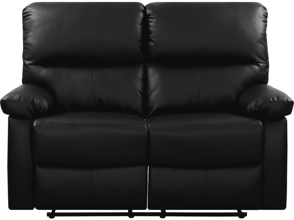 Canapé relax "Lincoln" - 147 x 89 x 103 cm - 2 places - Noir