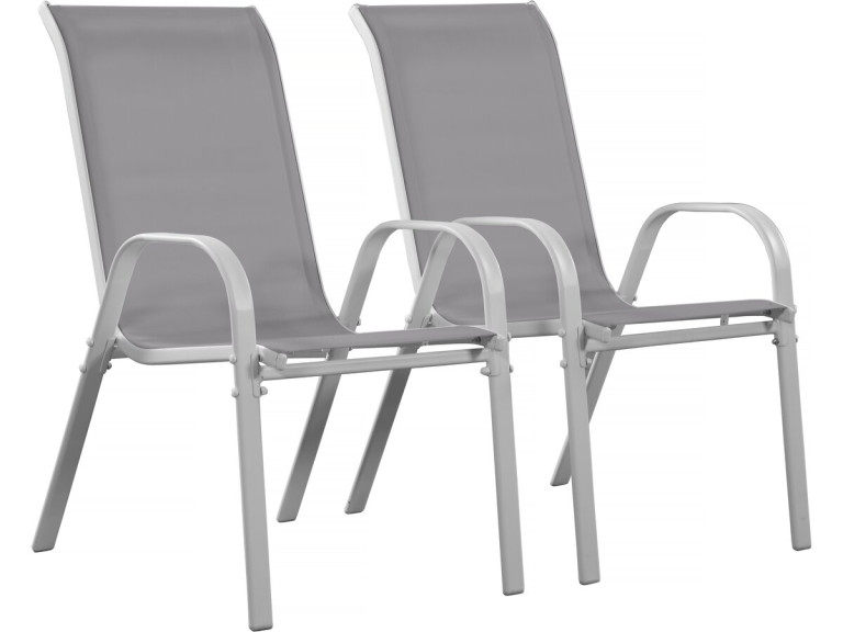 Fauteuil jardin Textilène "Cordoba" - Phoenix - Ecru - Lot de 2