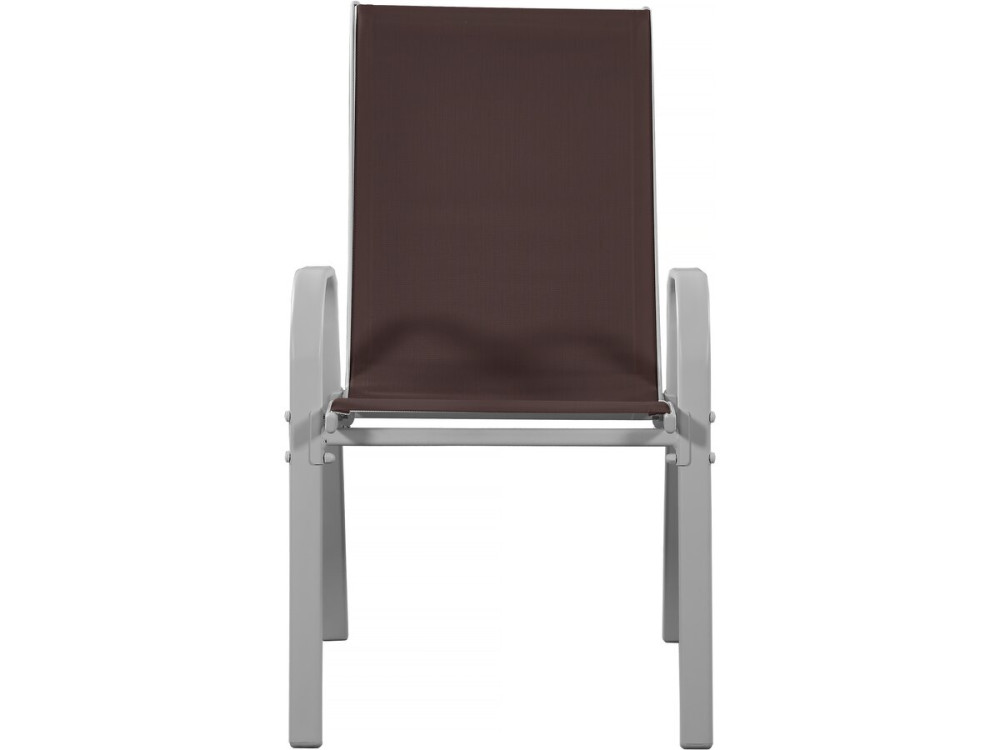 Fauteuil jardin Textilène "Cordoba" - Phoenix - Taupe - Lot de 2
