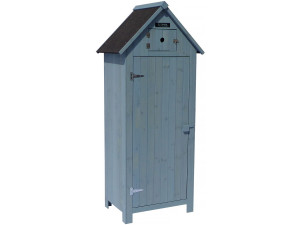 Armoire de jardin "Cabanon" - 77 x 54.5 x 179 cm - Bleu ciel