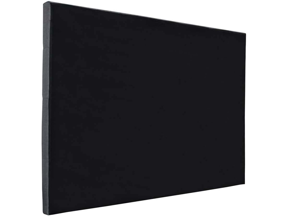 Tête de lit capitonnée "Déco" - 189 cm - Gris - En tissu