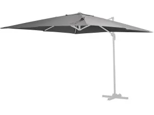 Toile pour parasol jardin déporté "Sun 4" - 3 x 4 m - Gris