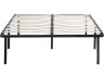 Cadre à lattes + pieds pour matelas 140 x 190 cm - 26 lattes