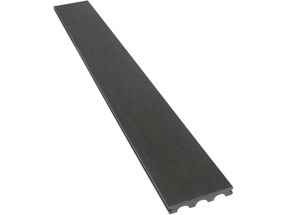 Pack 5m² - Lames de terrasse composite pleines - Gris foncé