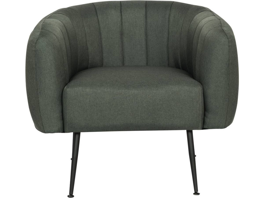 Fauteuil en tissu "Diana" - 1 place - Gris foncé