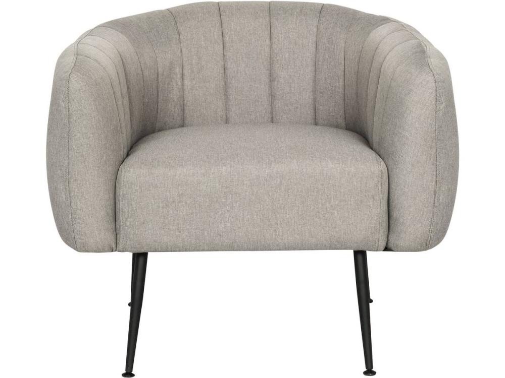 Fauteuil en tissu "Diana" - 1 place - Gris clair