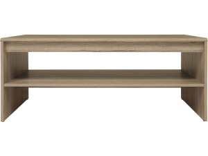 Table basse "Elpasso" - 65 x 46,5 x 110 cm - Chêne san remo clair