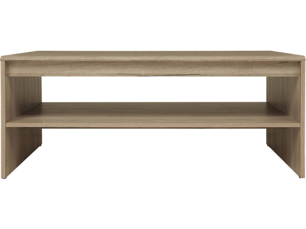 Table basse "Elpasso" - 65 x 46,5 x 110 cm - Chêne san remo clair